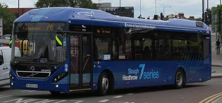 First Berkshire Volvo 7900H hybrid VSH69931
